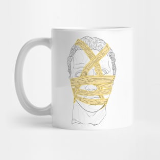 Head of St. John the Baptist Gold Bandage Shaded Mug